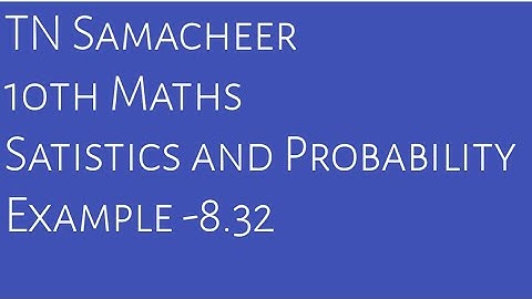10th maths Example 8.32