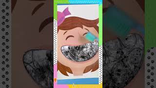 🦷 Learn to BRUSH Teeth ✨ Fun & Easy Playtime Routine! #shorts #kids