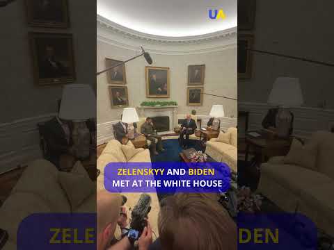 BIDEN and ZELENSKYY Hold Talks in Oval Office