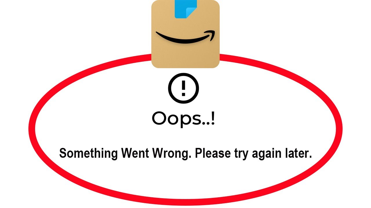 Amazon error. Something went wrong please try again. {"Error":"wrong user Credentials"}. Something went wrong. Try again later. Something went wrong. Please try again later. (A:40314).