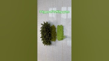 Difference between tufting guns 🔫 #tufting #rugmaking #rugtufting #fiberart #tuftinggun