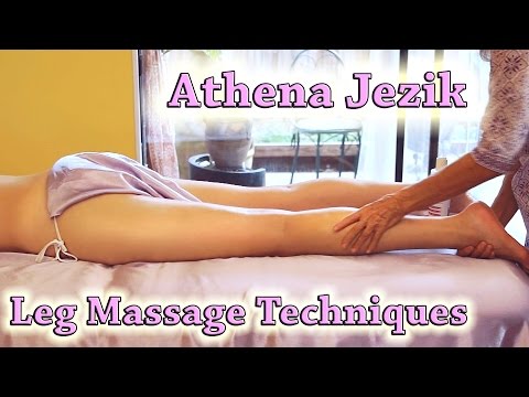 Pure Relaxation Lower Body Massage Therapy Techniques For Legs, Thighs & Feet ASMR