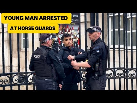 Young man ARRESTED after he DISRESPECTING the king’s guard