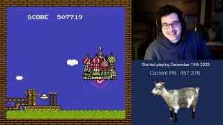My First NES Tetris Half Maxout ! (Former PB 507 719)