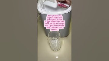 Upgrade your ice game with this must-have nugget ice maker! #cowsar