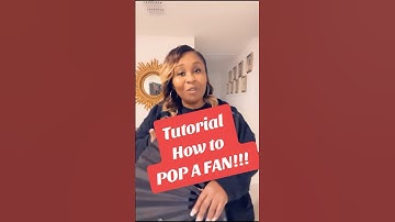 How to Pop a Fan (line dance/performance fan)
