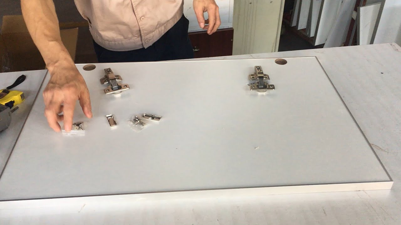 How to Install a Door Hinge - YouTube