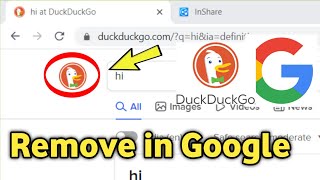 How to Remove DuckDuck Go  | Search Engine | Google Chrome se DuckDuck Go Kaise Hataye screenshot 1