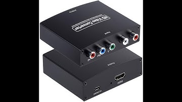 Component to HDMi converter review! + Wii Hookups!