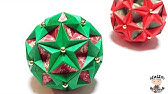 クラフトパンチで作る小花のくす玉の作り方 Diy How To Make Paper Flower Ball Kusudama Youtube