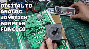 Digital to Analog Joystick Adapter for CoCo
