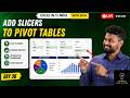 📊 Add Slicers to Pivot Tables (Tamil) | Excel in 15 Mins with Siva | Day 36