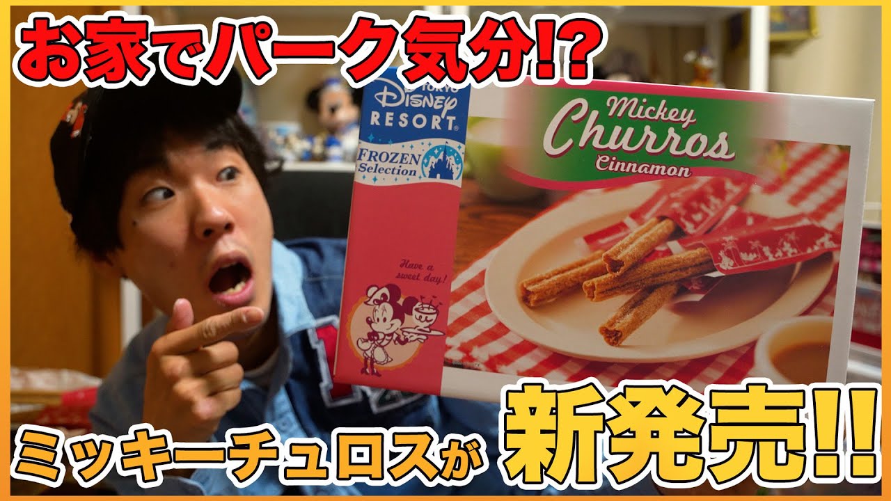 フローズンセレクションのミッキーチュロスを購入品紹介 東京ディズニーリゾート Youtube