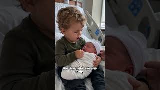 Toddler logic strikes again at the hospital 🤣 #funnykids