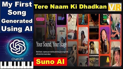 My First AI Generated Song || Suno AI || ChatGPT || Tere Naam Ki Dhadkan #AISong #ChatGPT #SunoAI