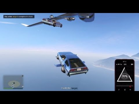 Grand Theft Auto5 Online- 2nd Setup Complete, Flying Futuristic Cars!!(funny Moments)