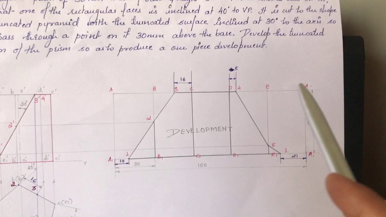 Problem 6 DLS Parallel Line Development (PSP) - YouTube