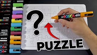 I MADE MY OWN PUZZLE WITH POSCA! | ArtMaster