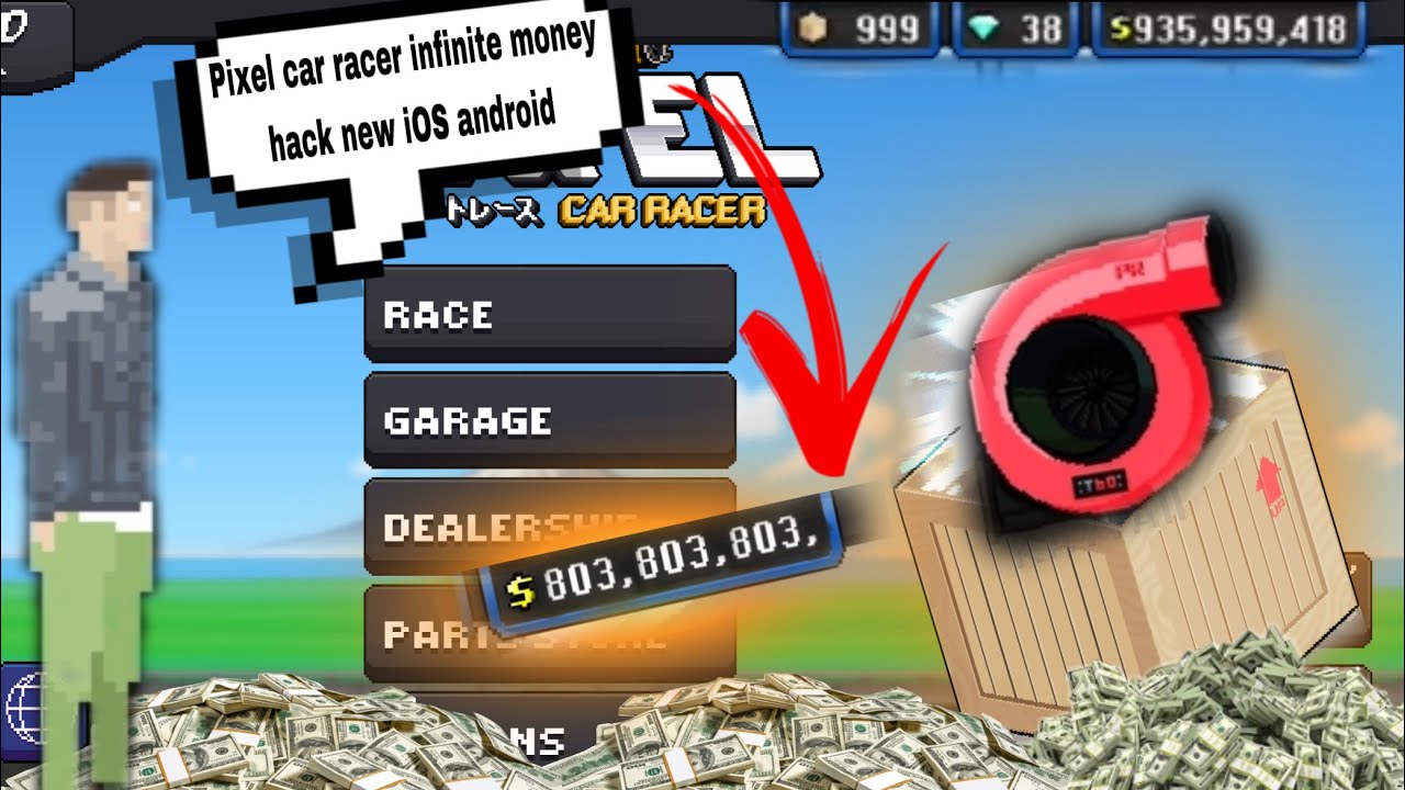 pixel car racer new infinite money hack working 2022 YouTube