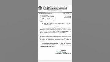 TNTEU B.Ed, M.Ed 2023 EXAM New  Circular