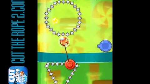Cut The Rope 2: Experiments Level 3-25 Sticky Steps Box Walkthrough