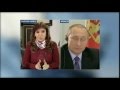 21 de OCT. Videoconferencia de Cristina Fernández con Vladimir Putin.