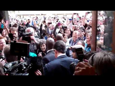 HUFFPOST: Stephen Colbert Speaks Outside FEC, 5/13/11