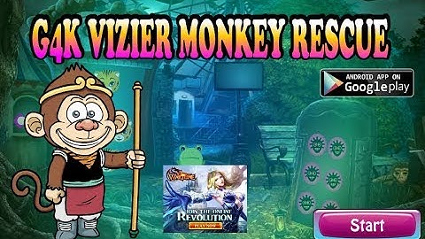 G4k Vizier Monkey Rescue Game Walkthrough [Games4King]