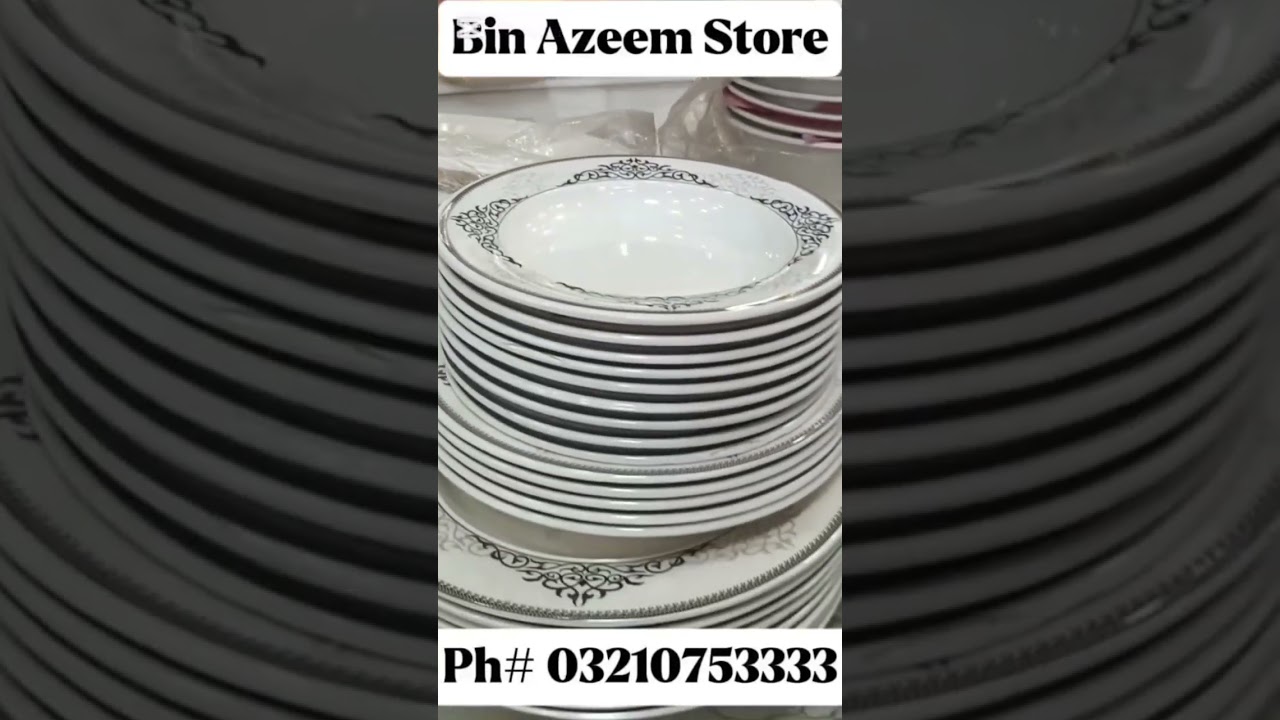 "Affordable Plastic Dinner Set | Best for Family Dining ✨"