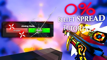 How to get 0% bullet spread in Pixel Gun 3D