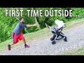 FIRST DAY OUT WITH OUR NEWBORN...