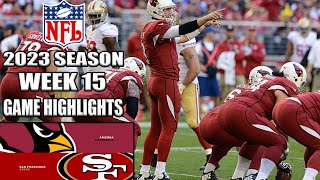San Francisco 49ers vs Arizona Cardinals HALF TIME WEEK 15 (12\/17\/23) | NFL Highlights 2023
