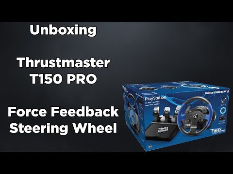 Thrustmaster T150 PRO Force Feedback Steering Wheel - Unboxing