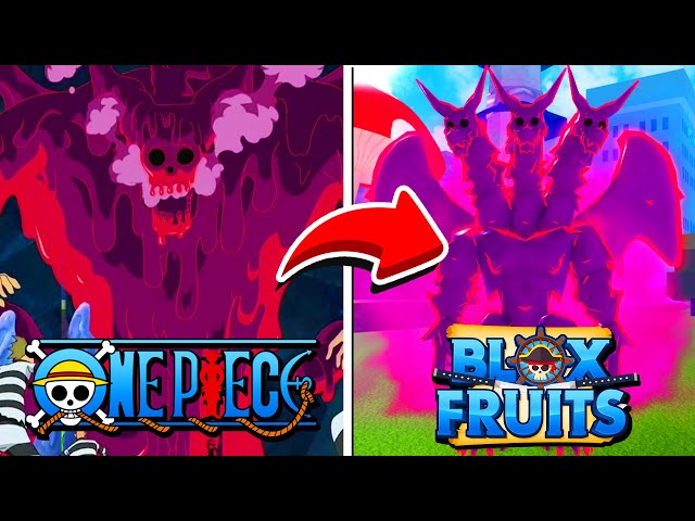 Todas As Frutas Do Blox Fruits Em One Piece 