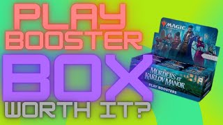 Are play booster packs worth it? Karlov manor play booster box opening.