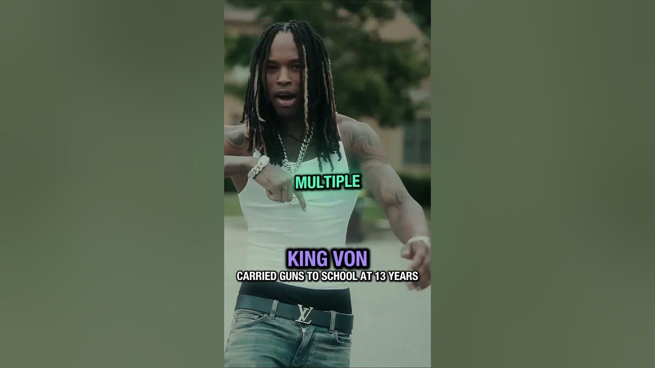 King Von Started Carrying Guns To School At 13 Years Old! #kingvon #oblock #shorts