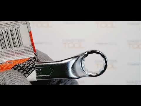 Ключ накидной-изогнутый YATO YT-0391 21 х 23 мм САТИН