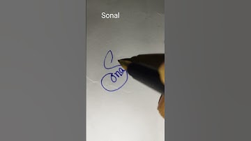 sonal #signature #handwriting #signaturelearn #signaturemaster #calligraphyart