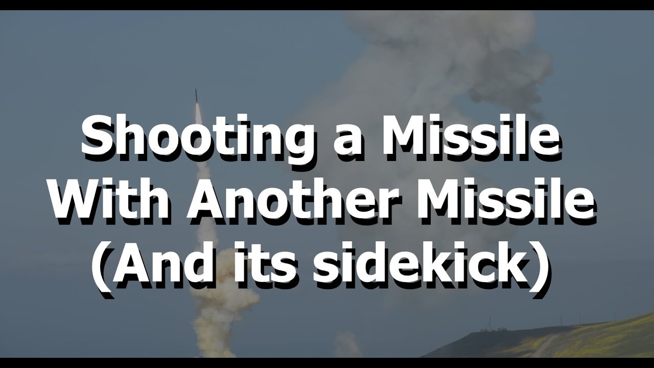 Shooting Down A Missile With Another Missile, In Space