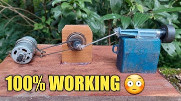 amazing idea for a free energy|single cylinder engine 100% working|indian maker