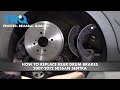 How To Replace Rear Drum Brakes 2007-12 Nissan Sentra