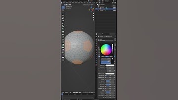 How to model a soccer ball in Blender #shorts #blender #tutorial #soccerball #render #3d #modeling