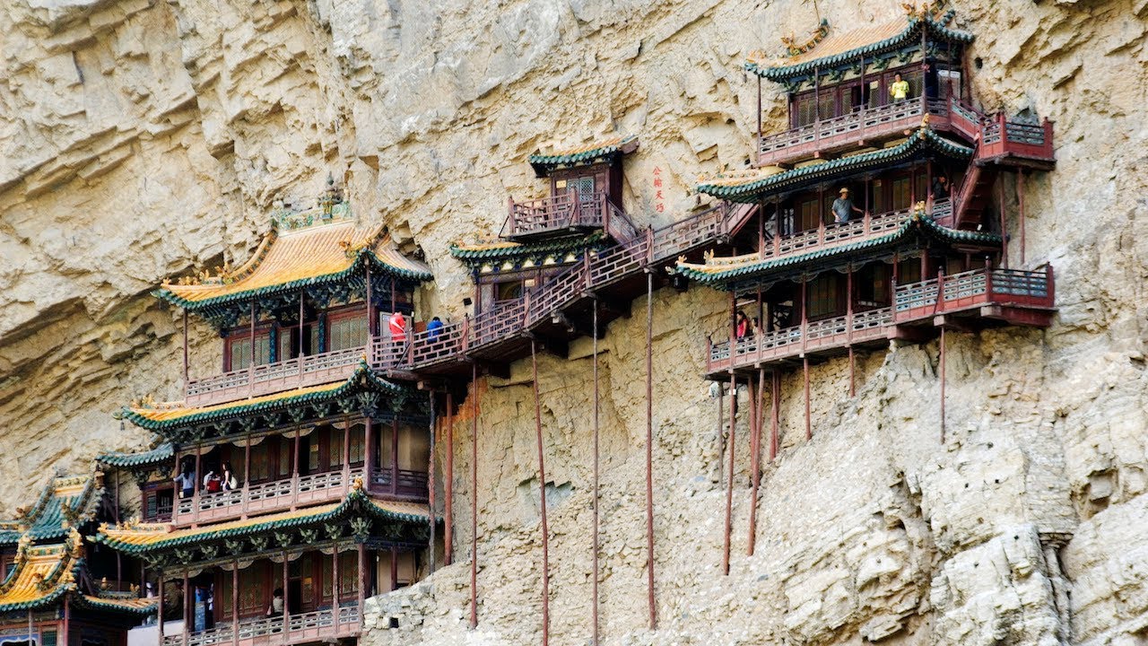 Chinas Hanging Monastery   4K