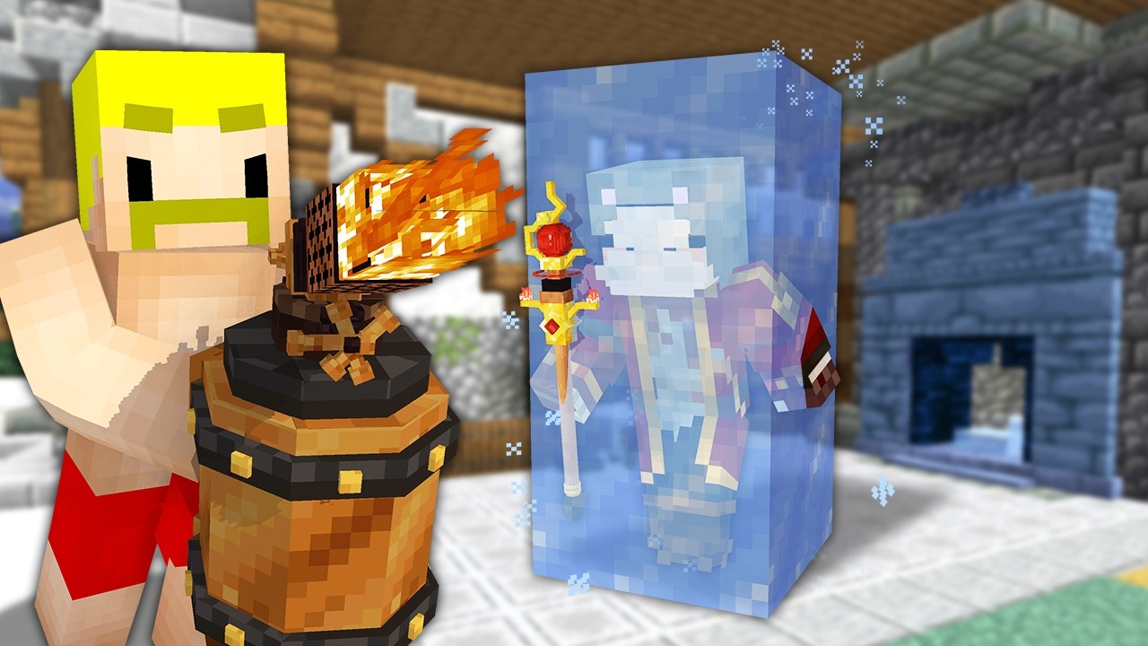 凍ったおじいちゃんをちゃちゃっと溶かすぞ！【マイクラ】