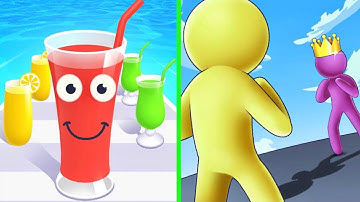 Juice Run Vs Giant Rush❤️‍🔥🥳Walkthrough Android iOS Gameplay part01
