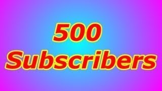 500 SUBSCRIBER GIVEAWAY!!!!