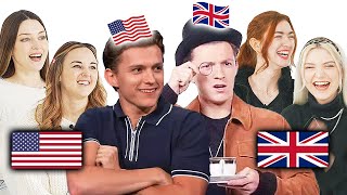 Americans & British React to Tom Holland Funnily Changing Accent [British Accent to American Accent]