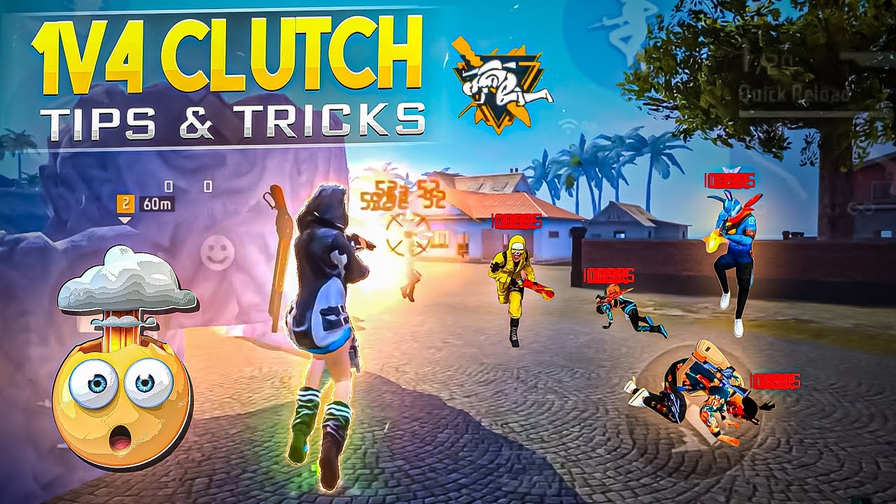 1V4 CLUTCH ( REAL TIPS & TRICKS ) 🔥 FREE FIRE MAX - YouTube