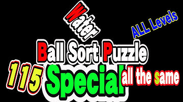 Ball Sort Puzzle Special Level after Level 115 / Lock Ball and Key Ball and Question Mark Ball