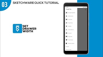 How to set drawer width || Sketchware quick tutorial || Androting || Part 3